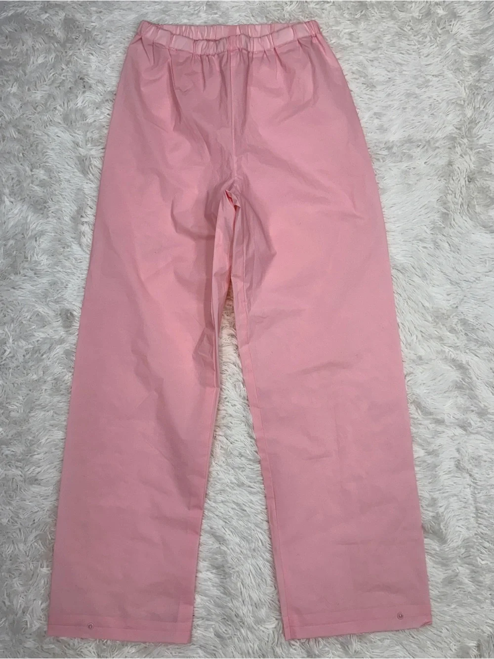 Child’s Large Pink Waterproof Rain Pants. Good Condition.